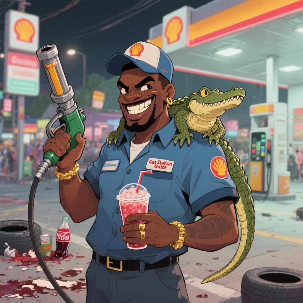 Gas Station Gator